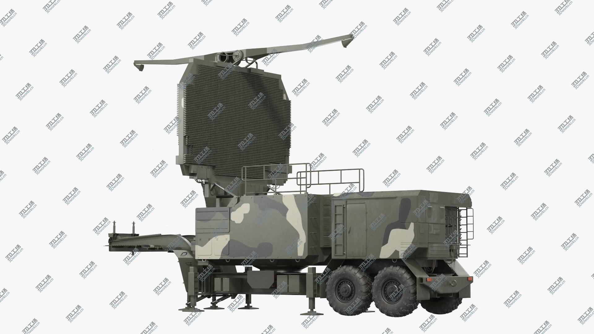 images/goods_img/2021040164/Phased Array Aquisition Radar 64N6 Camouflage Rigged model/2.jpg
